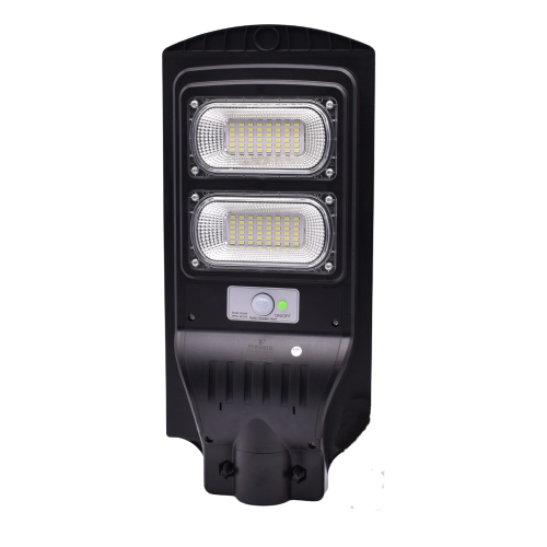 Lampa solara, senzor de miscare, putere 120w, telecomanda, 96 led-uri, negru
